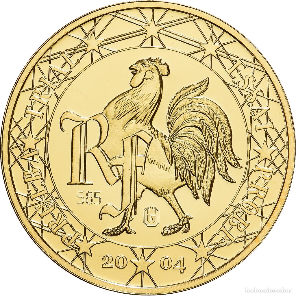 Monedas antiguas de Europa: [#1215661] Francia, 5 Euro, Coq, 2004, Oro, FDC
