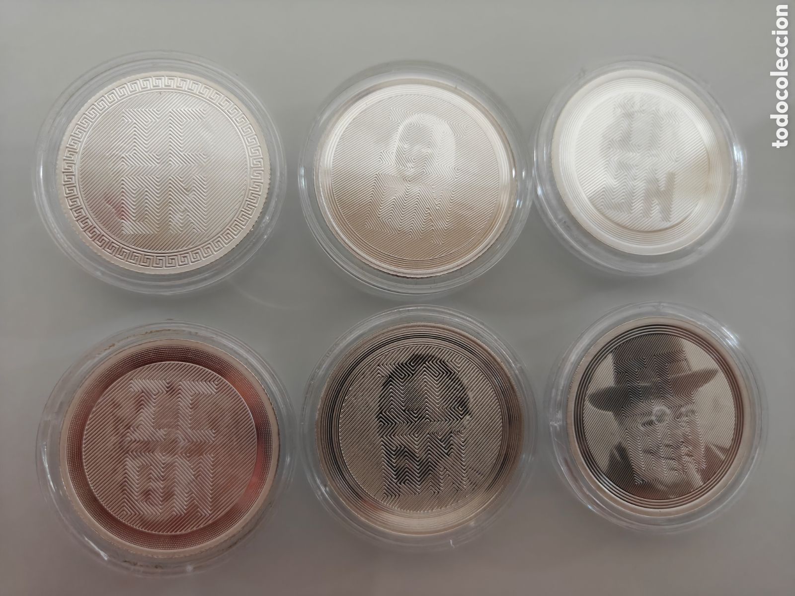 Alte M&uuml;nzen aus Europa: 6X ONZAS PLATA 999 ICON 2020-2025 SERIE COMPLETA C&Aacute;PSULA.