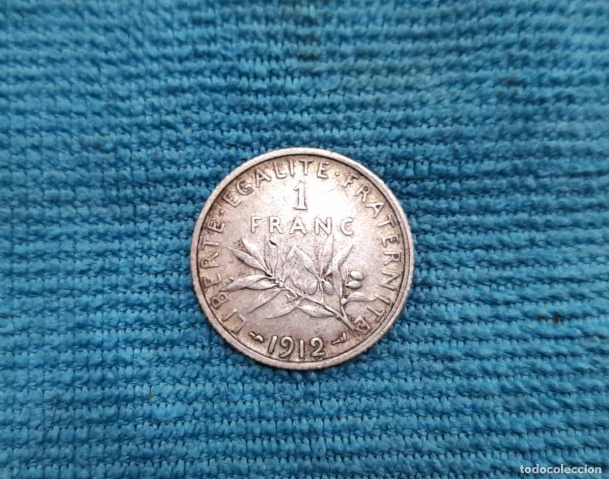 Monnaies anciennes de Europe: Francia, 1 Franc 1912