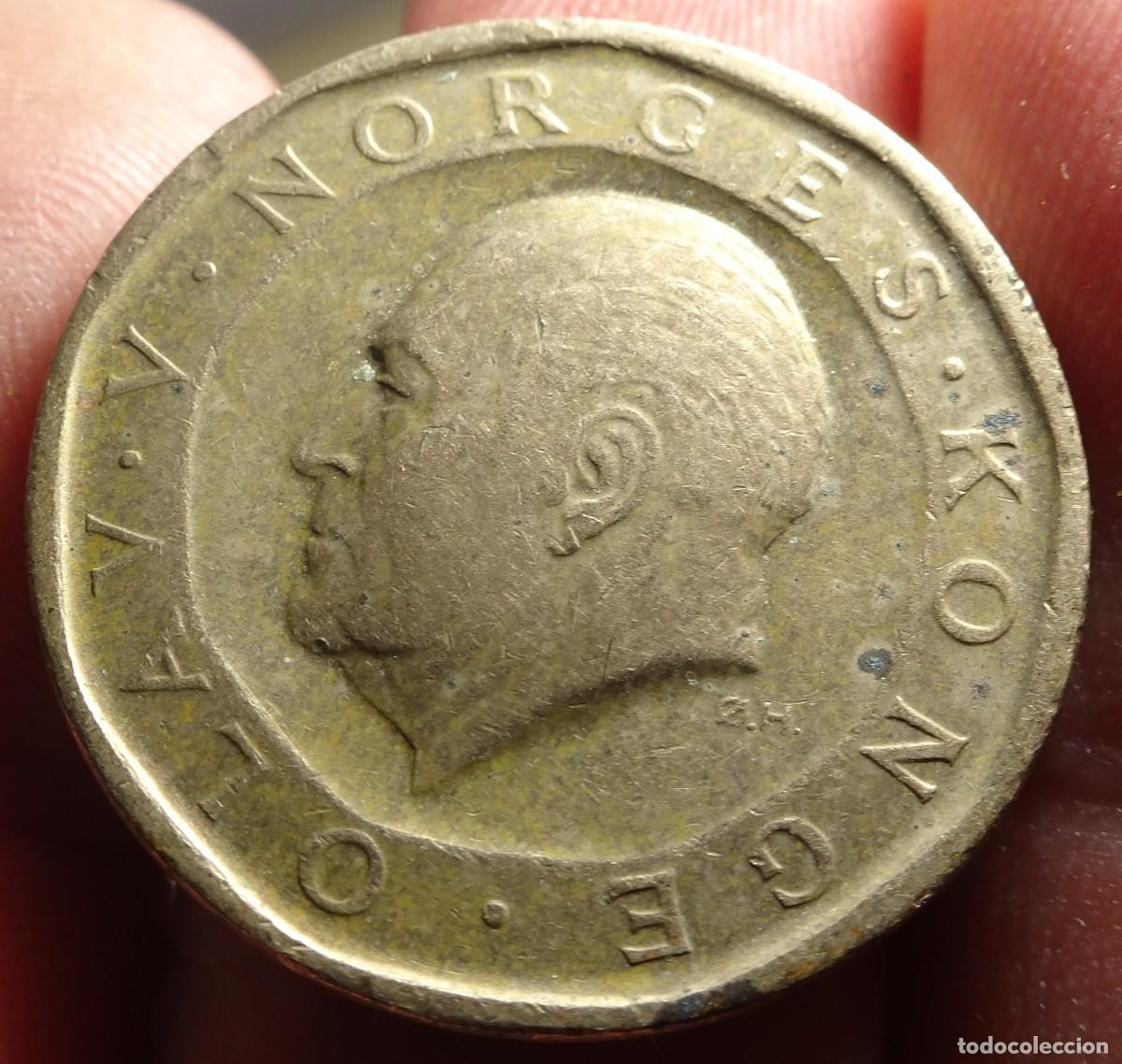 Monnaies anciennes de Europe: ANTIGUA MONEDA DE 10 KR NORGES, NORUEGA, 1987, VER FOTOS