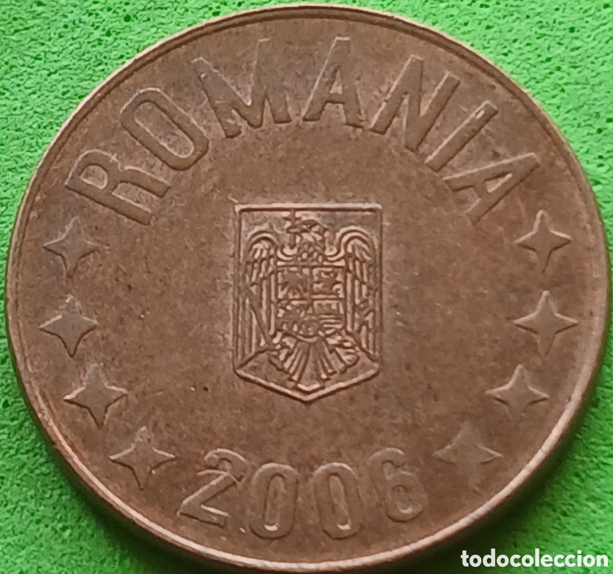 Monedas antiguas de Europa: Ruman&iacute;a 5 bani 2006 km#190 ESCASA!
