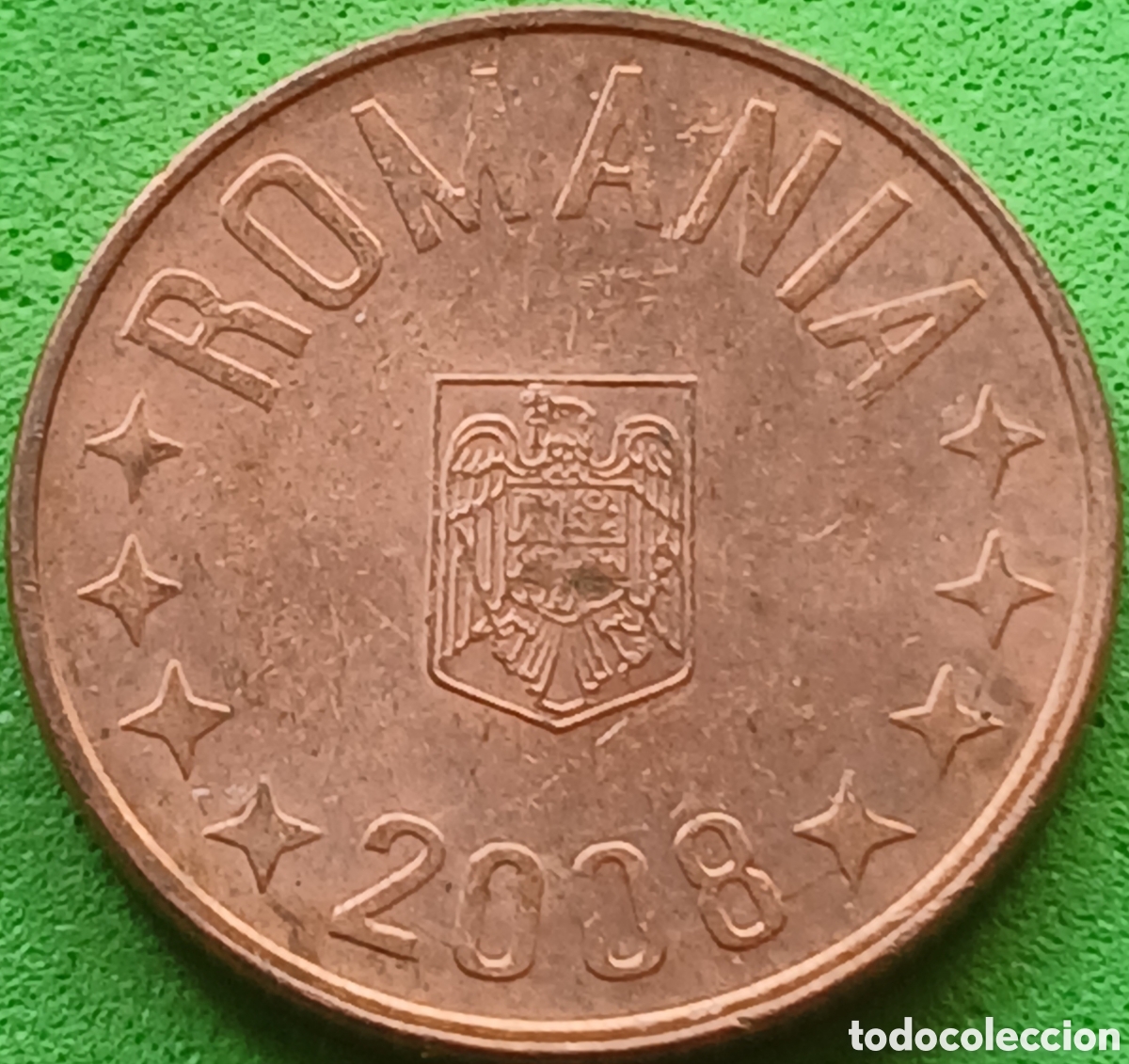 Monedas antiguas de Europa: Ruman&iacute;a 5 bani 2008 km#190
