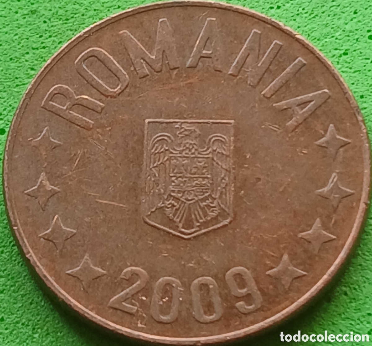 Monedas antiguas de Europa: Ruman&iacute;a 5 bani 2009 km#190
