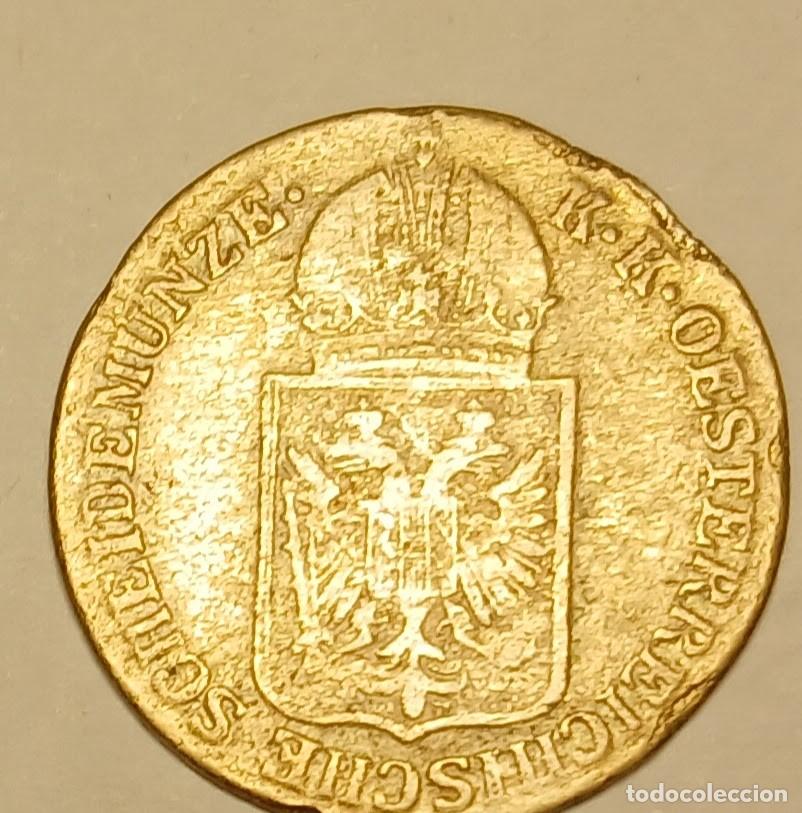 Alte M&uuml;nzen aus Europa: AUSTRIA 6 KREUZER 1849. ENV&Iacute;O CORREO ORDINARIO 1,50 &euro;. CERTIFICADO 5,50