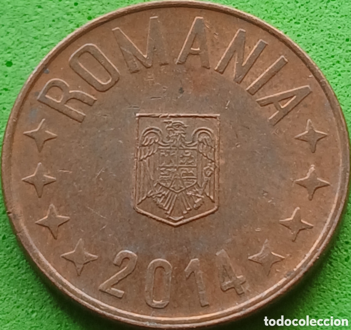 Monedas antiguas de Europa: Ruman&iacute;a 5 bani 2014 km#190