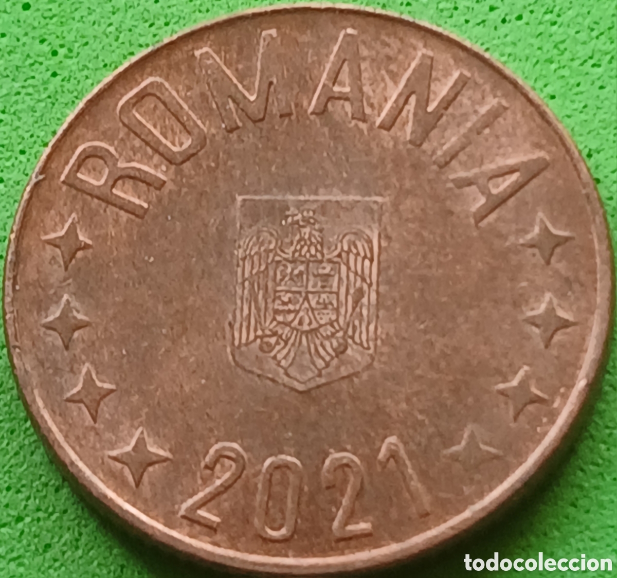 Monedas antiguas de Europa: Ruman&iacute;a 5 bani 2021 UC#2