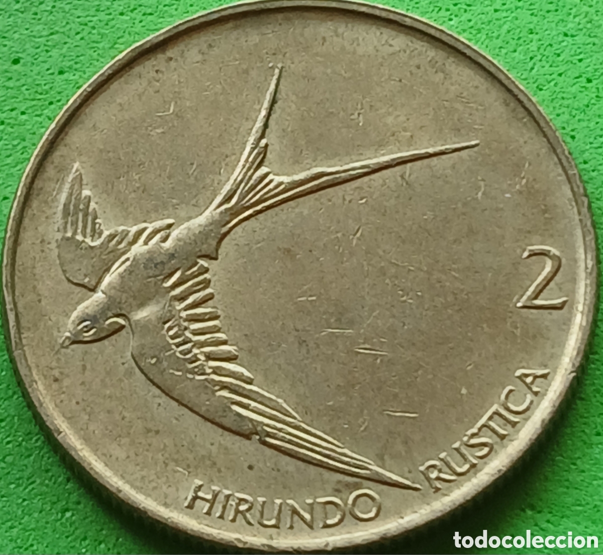 Monedas antiguas de Europa: Eslovenia 2 tolarja 1994 km#5 - &rdquo;4&rdquo; abierto