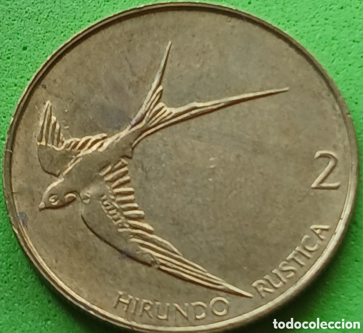 Monedas antiguas de Europa: Eslovenia 2 tolarja 2001 km#5