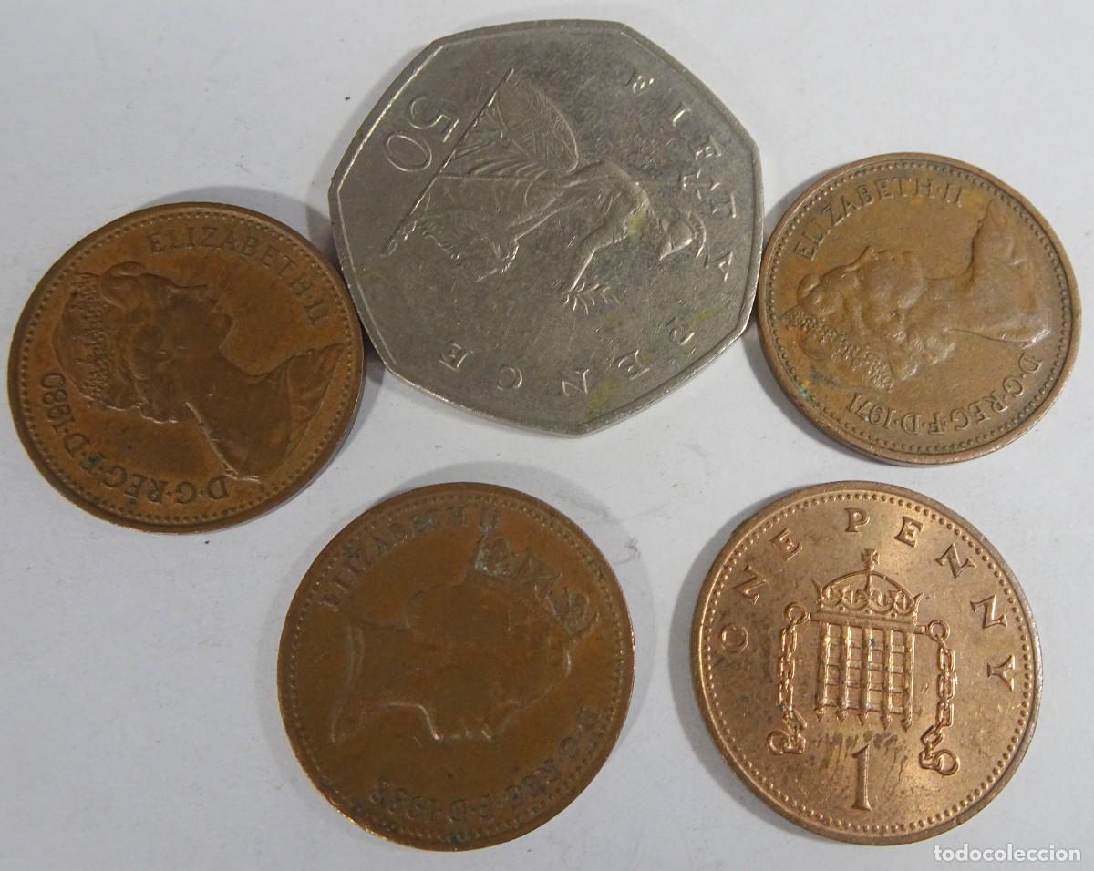Monedas antiguas de Europa: LOTE DE ANTIGUAS MONEDAS PENNY , REINO UNIDO, VARIADAS, VER FOTOS