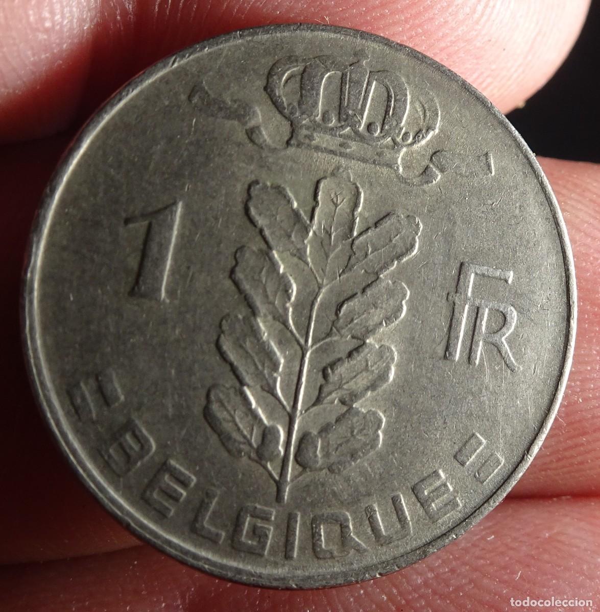 Monedas antiguas de Europa: ANTIGUA MONEDA 1 FRANCO BELGA 1975, VER FOTOS