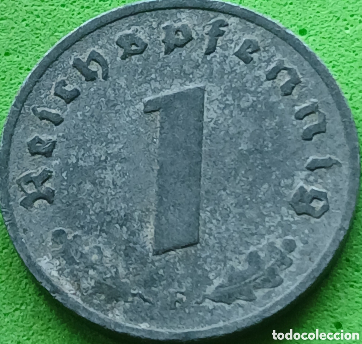 Monedas antiguas de Europa: Alemania Tercer Reich 1 reichspfennig 1940 F km#97