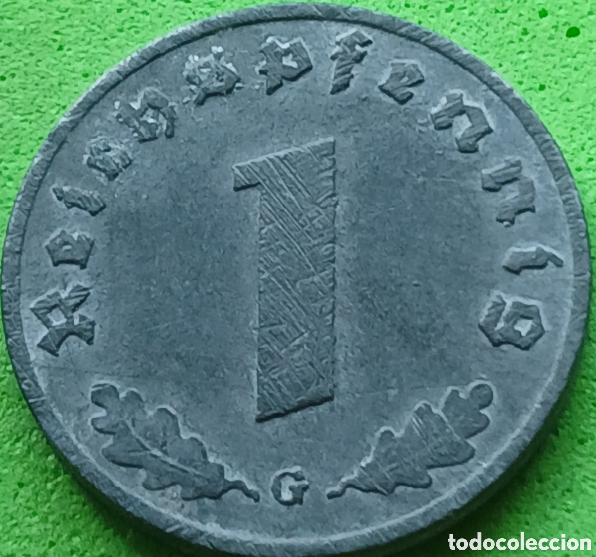 Monedas antiguas de Europa: Alemania Tercer Reich 1 reichspfennig 1943 G km#97