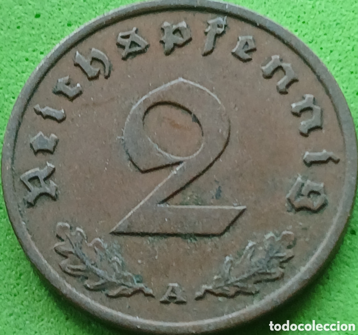 Monedas antiguas de Europa: Alemania Tercer Reich 2 reichspfennig 1937 A km#90