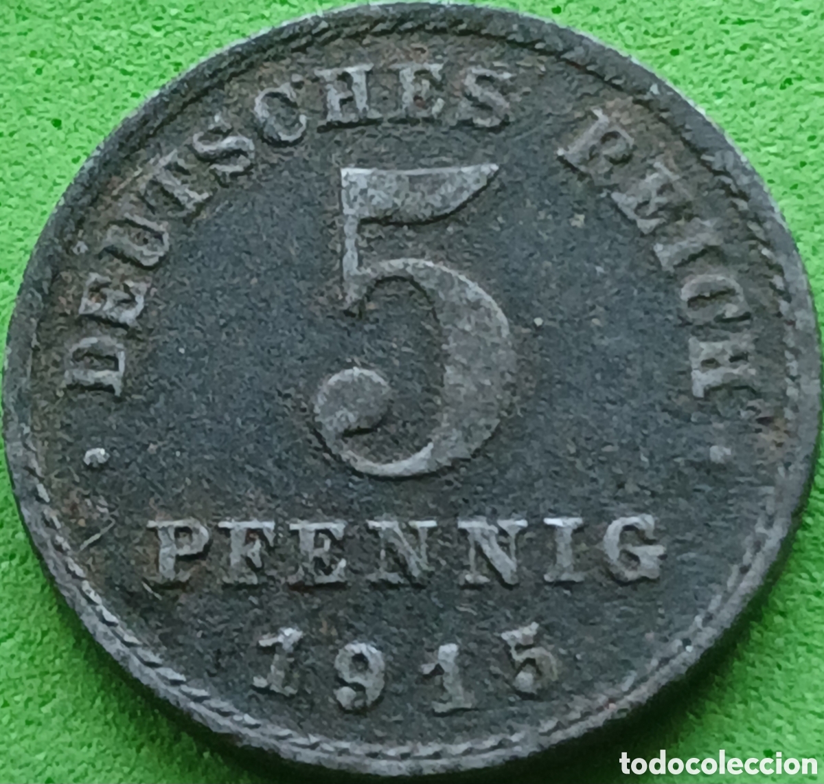 Monedas antiguas de Europa: Alemania Imperio 5 pfennig 1915 A km#19