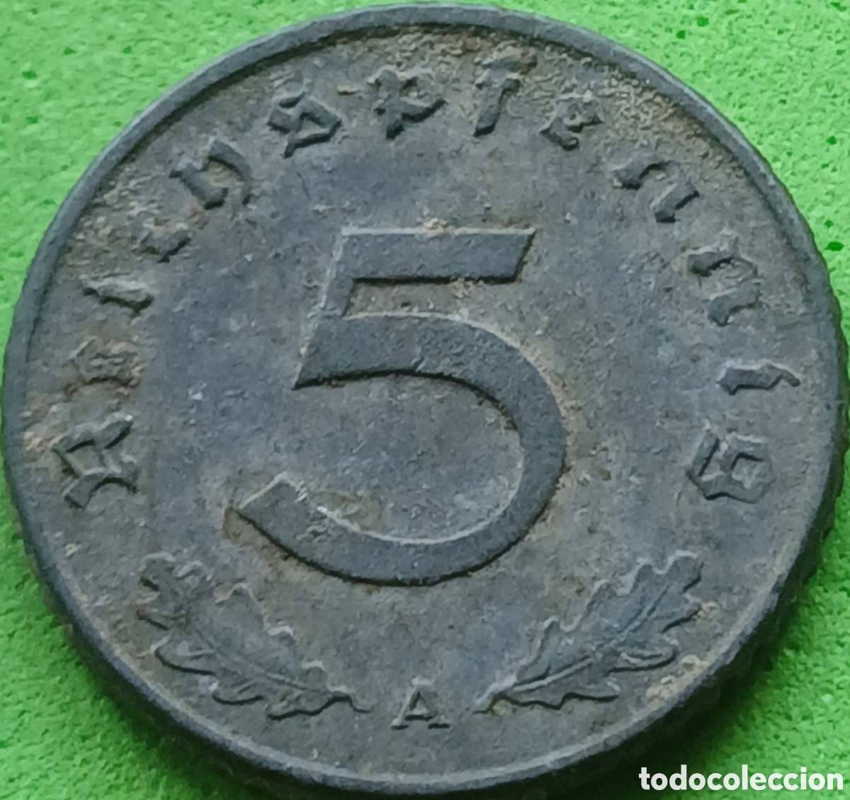 Monedas antiguas de Europa: Alemania Tercer Reich 5 reichspfennig 1943 A km#100