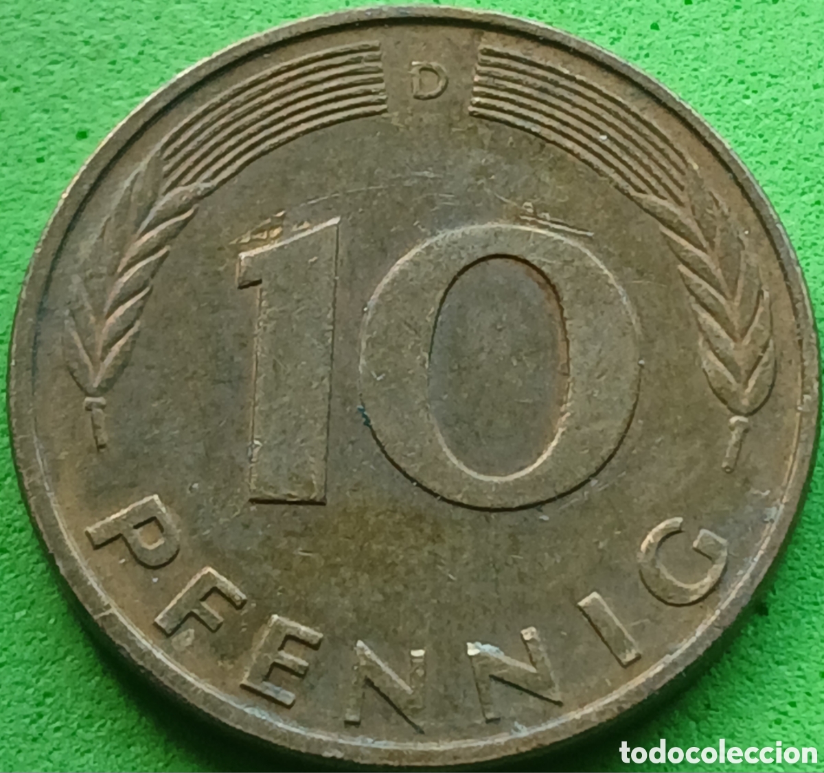Monedas antiguas de Europa: Alemania Federal 10 pfennig 1995 D km#108