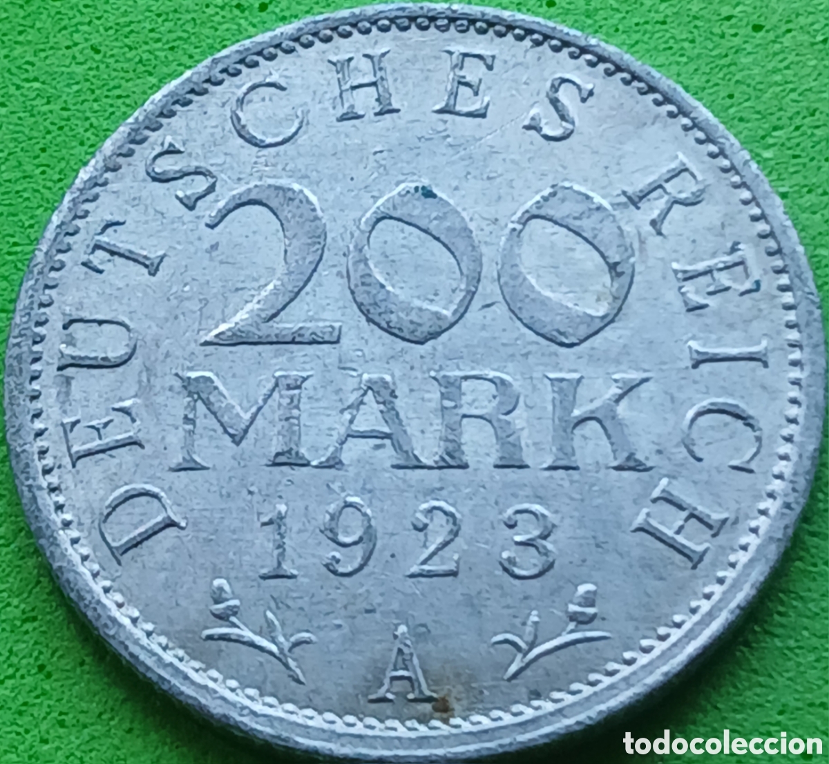 Monedas antiguas de Europa: Alemania Rep&uacute;blica de Weimar 200 marcos 1923 A km#35