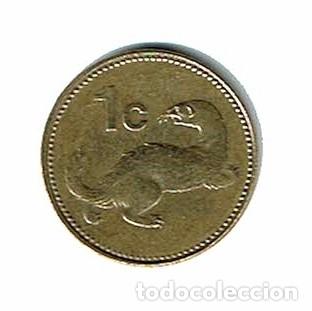 Monedas antiguas de Europa: MALTA 1 CENT 1991 COMADREJA -