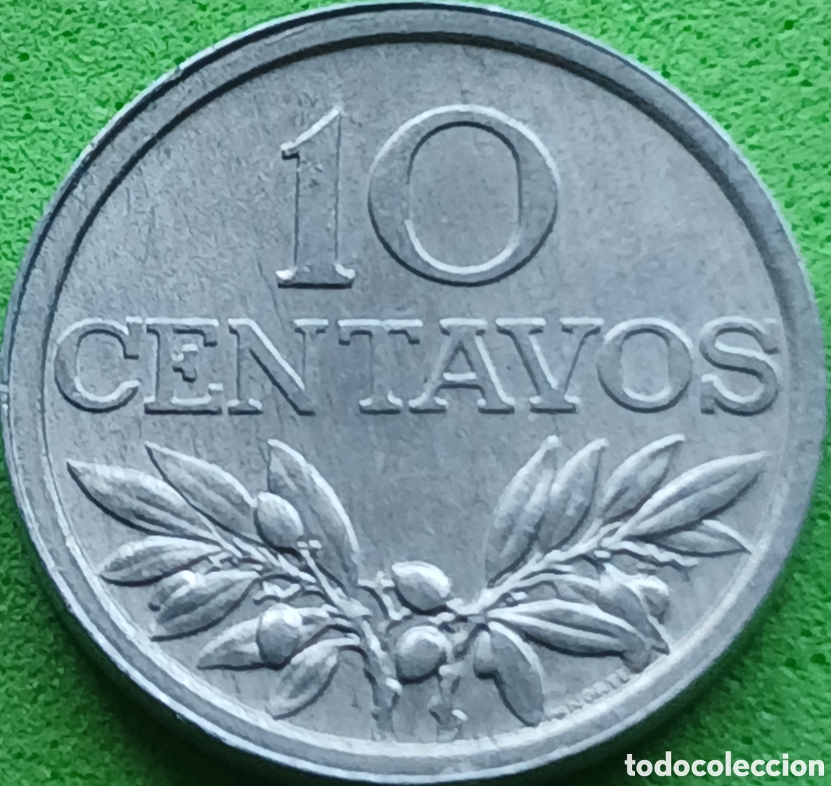 Monedas antiguas de Europa: Portugal 10 centavos 1979 km#594 poco com&uacute;n