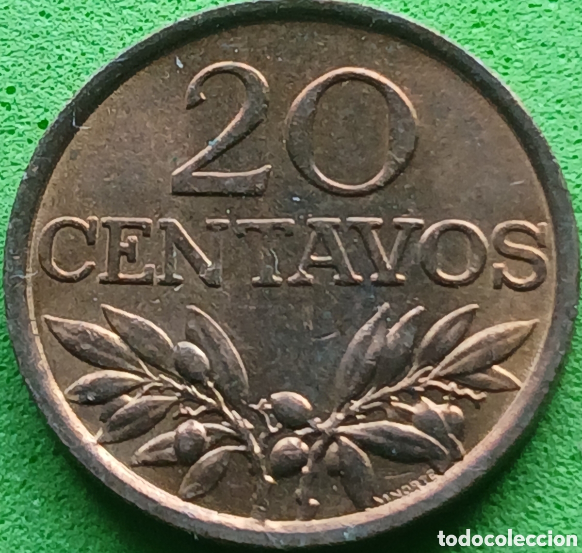 Monedas antiguas de Europa: Portugal 20 centavos 1974 km#595