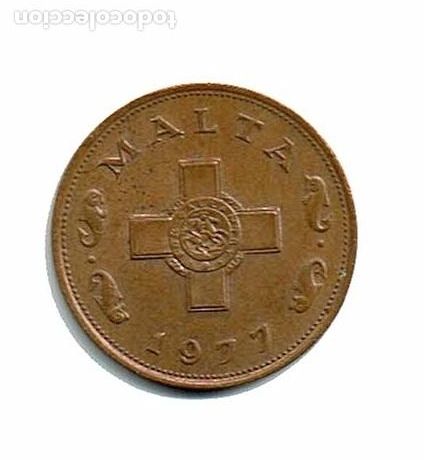Monedas antiguas de Europa: MALTA 1 CENT 1977 - MBC+