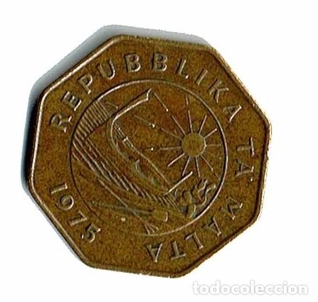 Monedas antiguas de Europa: MALTA 25 CENTS 1975 -