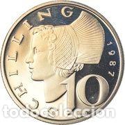 Monedas antiguas de Europa: 10 Schilling Austria 1999