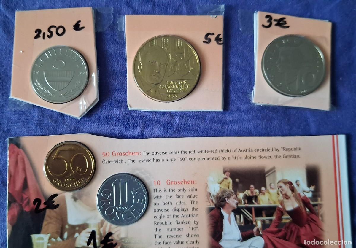 Monedas antiguas de Europa: 5 Schilling Austria 1999 - Foto 4