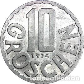 Monedas antiguas de Europa: 10 Groschen Austria 1999