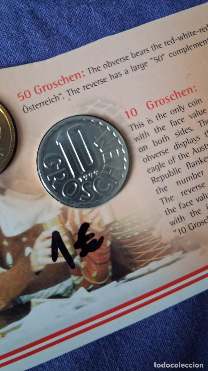 Monedas antiguas de Europa: 10 Groschen Austria 1999 - Foto 6