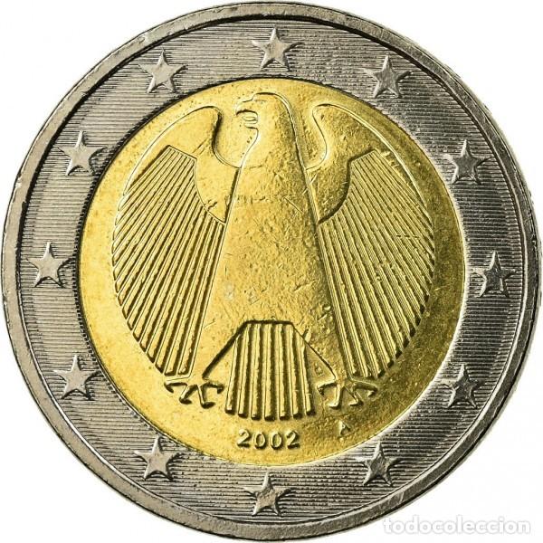 Monedas antiguas de Europa: 2 euros de Alemania a&ntilde;o 2002 A