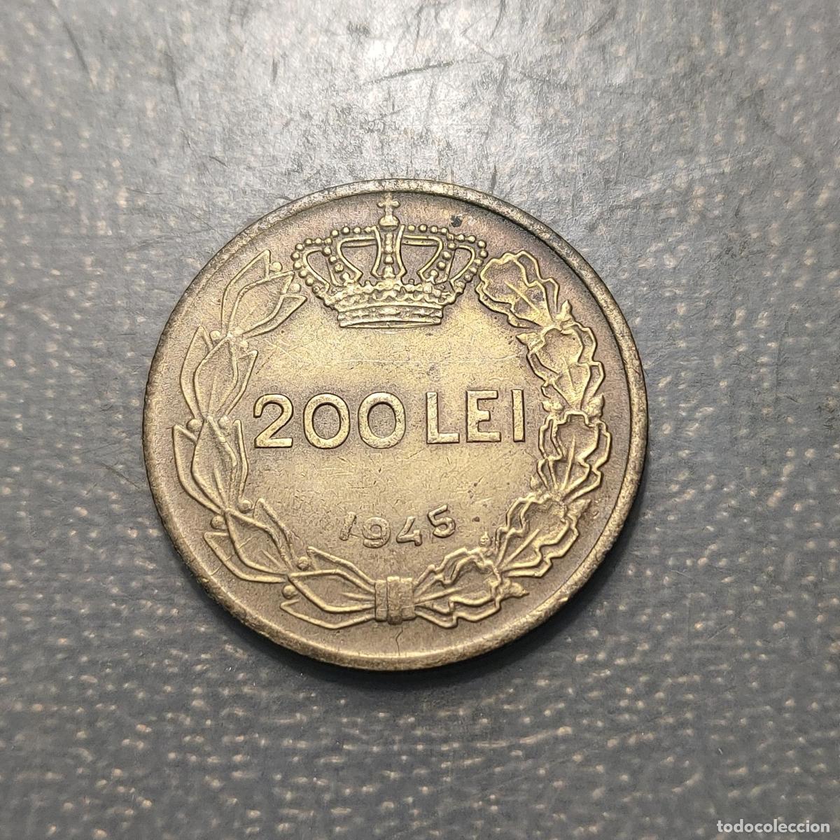 Monete antiche di Europa: RUMANIA ROMANIA 200 LEI 1945 MBC