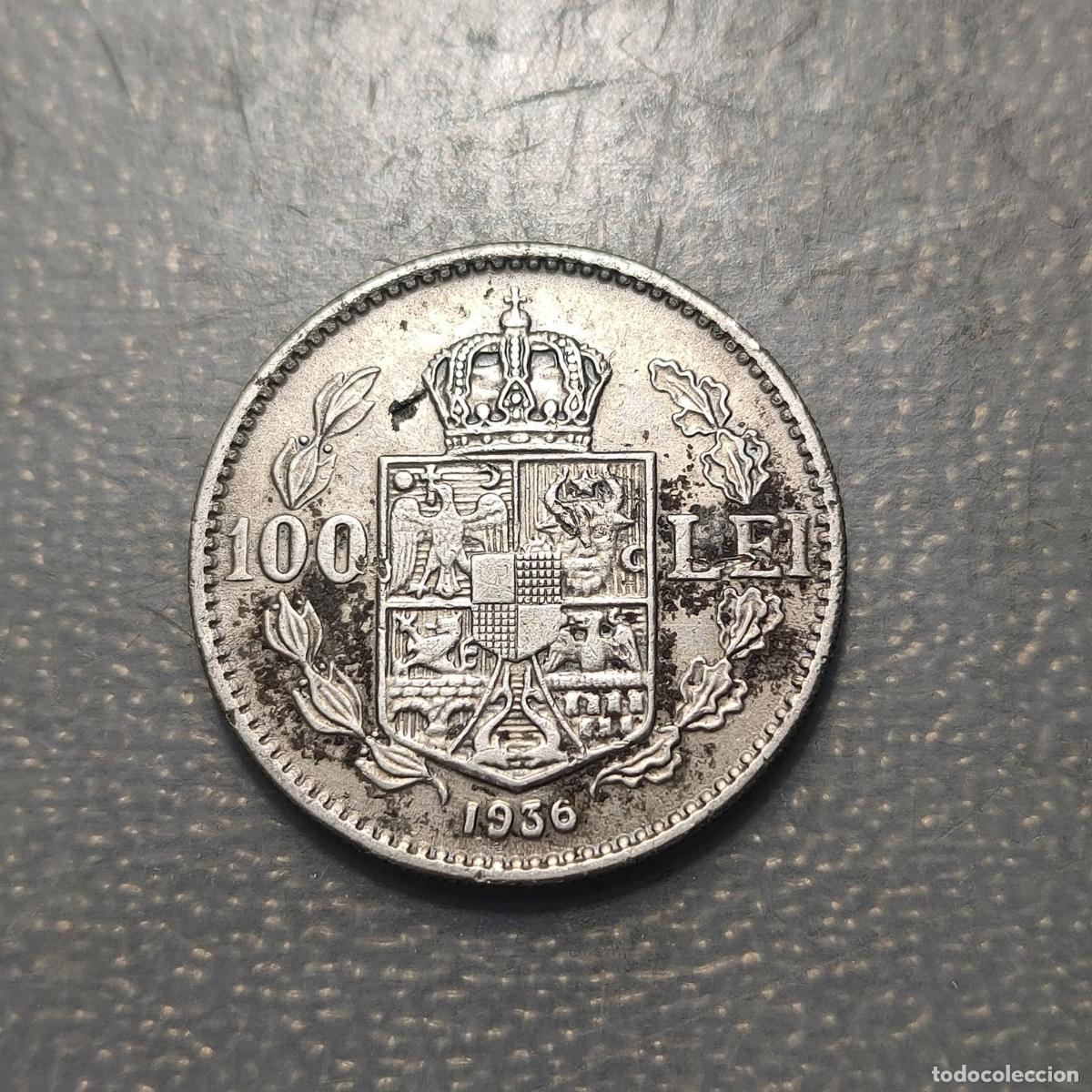 Alte M&uuml;nzen aus Europa: RUMANIA ROMANIA 100 LEI 1936 MBC-