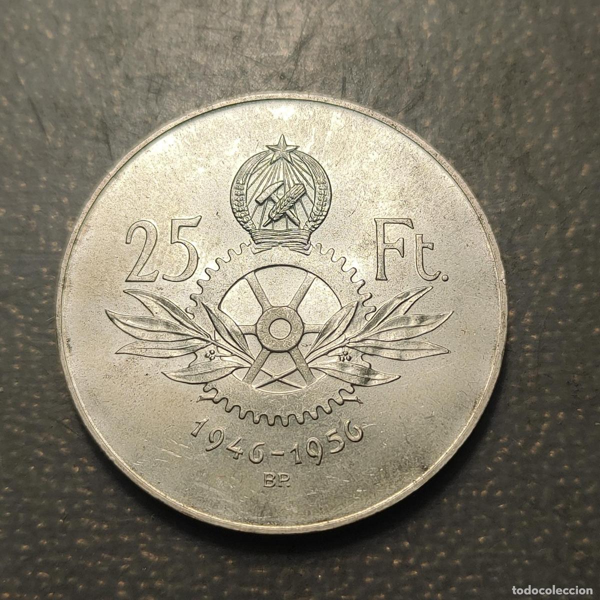 Monedas antiguas de Europa: HUNGRIA HUNGARY 25 FORINT 1956 SC-
