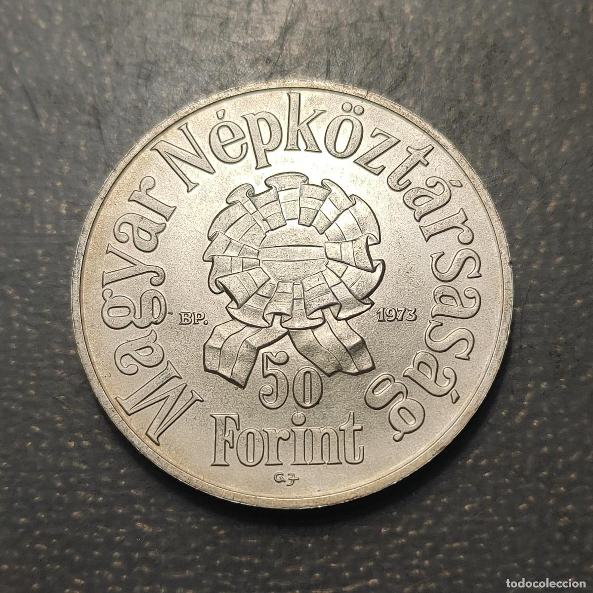 Monedas antiguas de Europa: HUNGRIA HUNGARY 50 FORINT 1973 KM 599 SC-