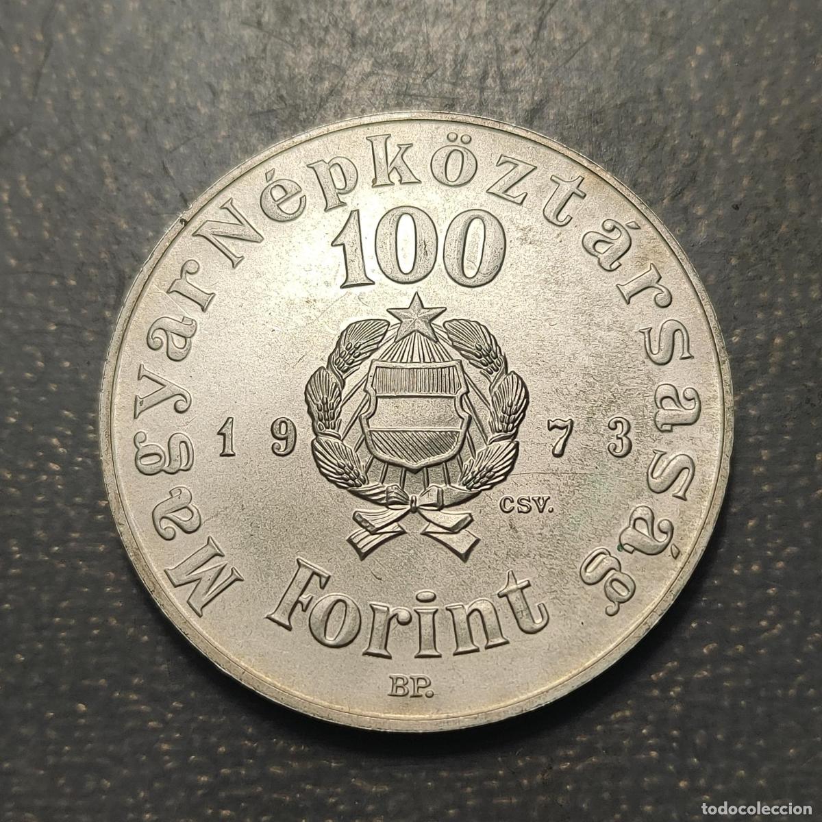 Monedas antiguas de Europa: HUNGRIA HUNGARY 100 FORINT 1973 KM 600 SC-