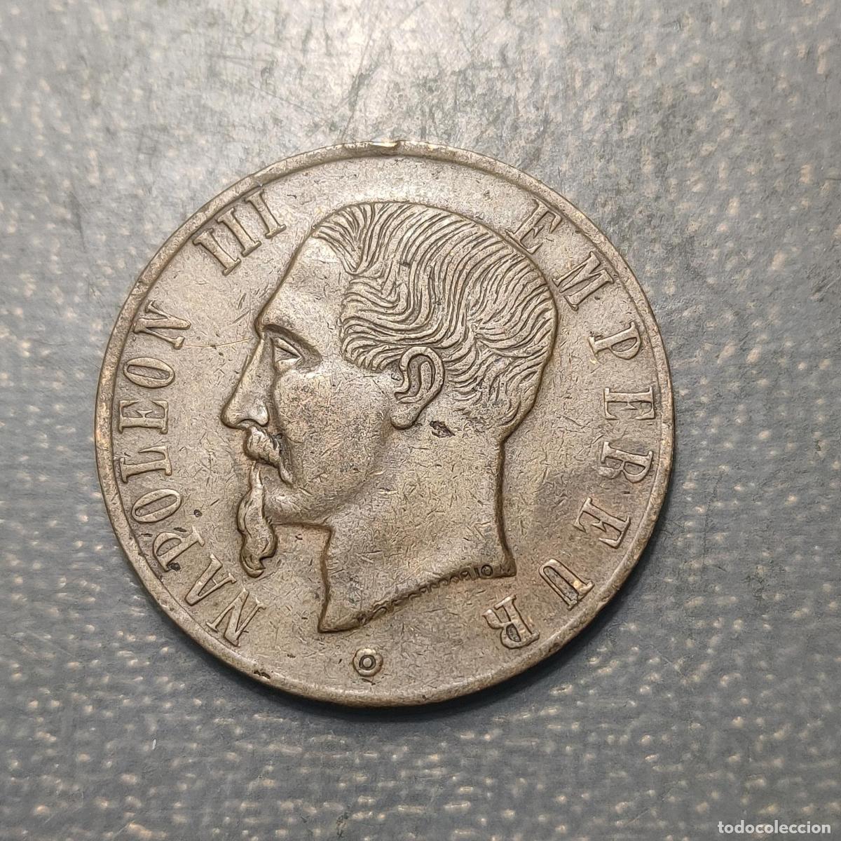 Monedas antiguas de Europa: FRANCIA FRANCE NAPOLEON III FICHA DE JUGUETE SIGLO XIX