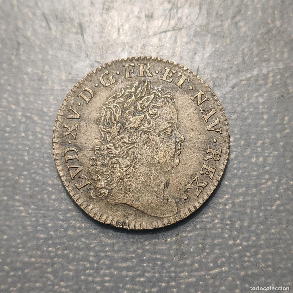 Monedas antiguas de Europa: FRANCIA FRANCE LOUIS XV JETTON SF (1722) LOUIS XV Y FELIPE DE ORLEANS
