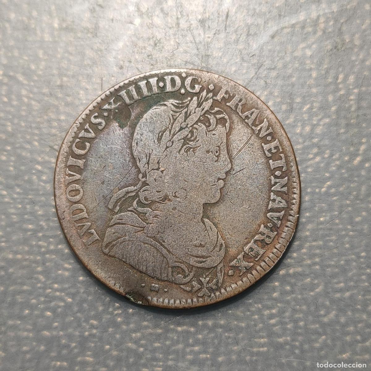 Monedas antiguas de Europa: FRANCIA FRANCE LOUIS XIV JETTON SF (1601-1666) ANA MARIA DE AUSTRIA