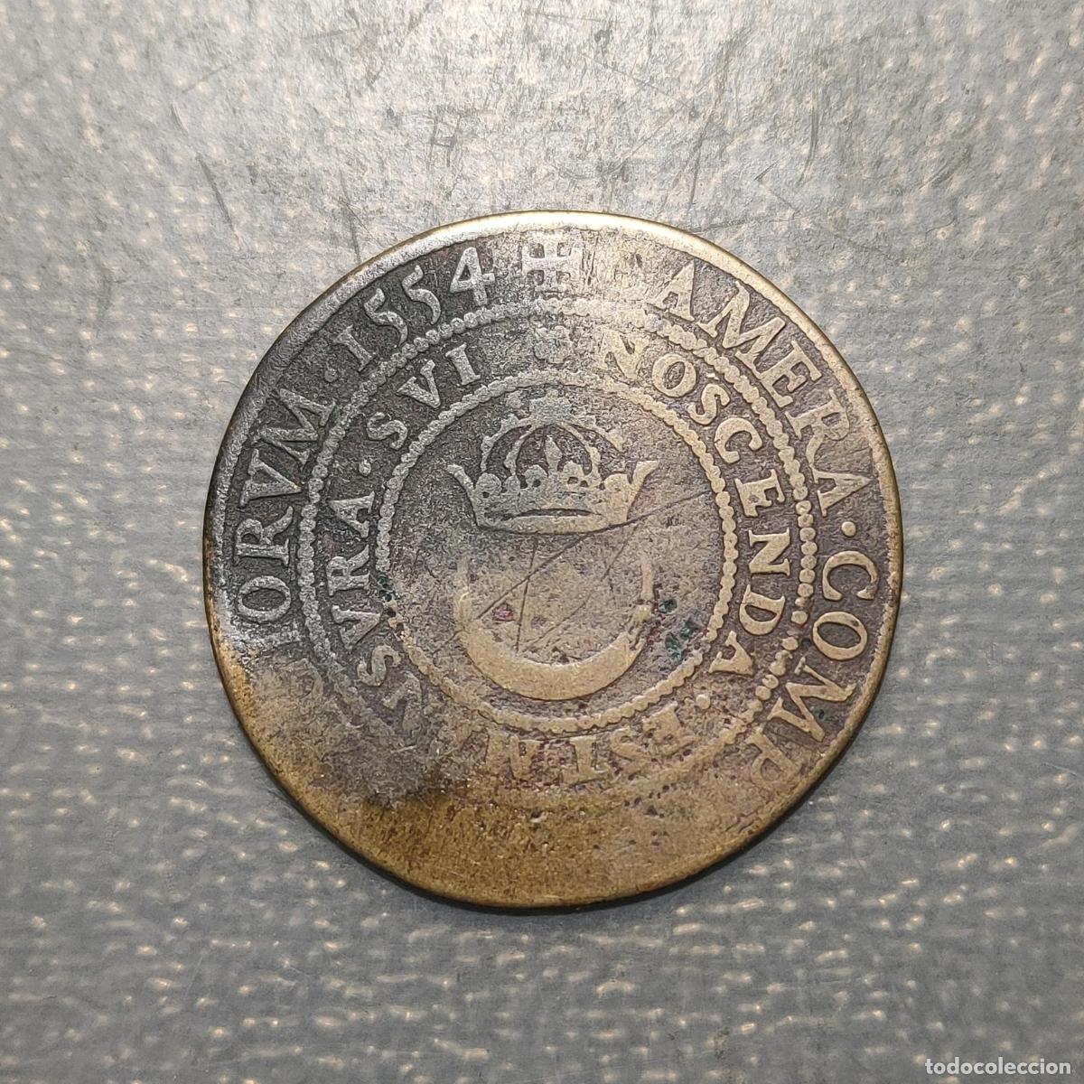 Monedas antiguas de Europa: FRANCIA FRANCE ENRIQUE II JETTON 1554 CAMARA DE CUENTAS DEL REY ENRIQUE II