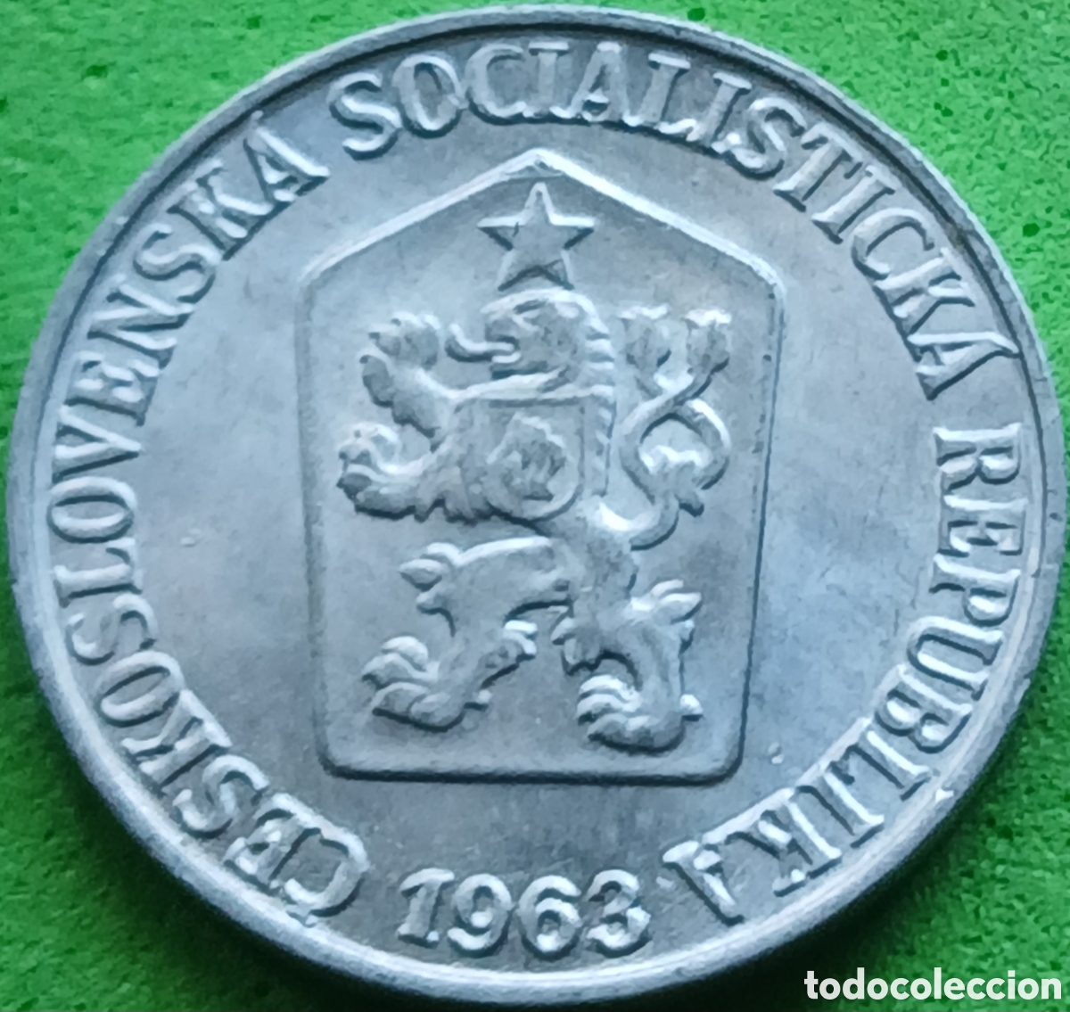 Monedas antiguas de Europa: Checoslovaquia 3 hellers 1963 km#52