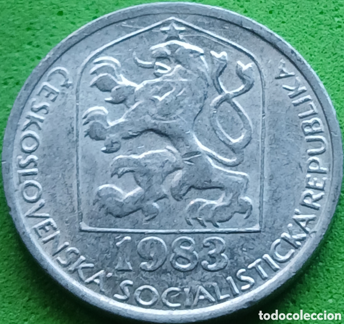 Monedas antiguas de Europa: Checoslovaquia 10 hellers 1983 km#80