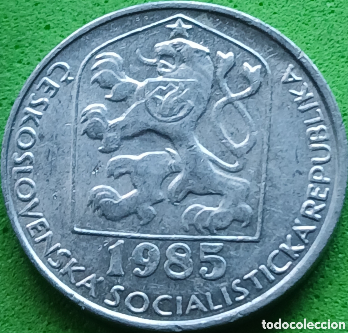 Monedas antiguas de Europa: Checoslovaquia 10 hellers 1985 km#80