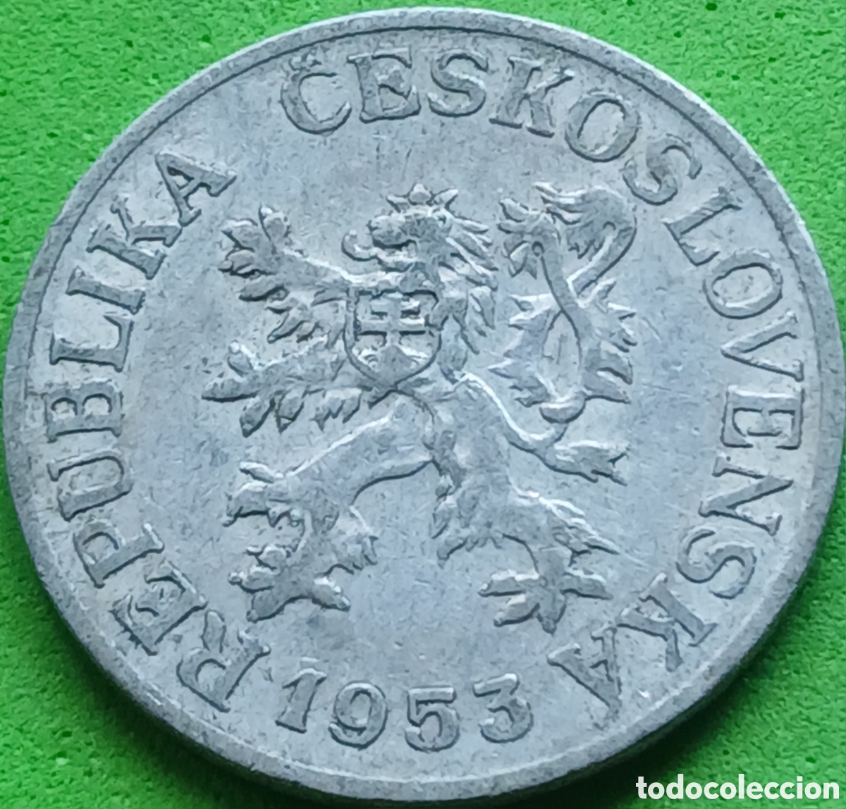 Monedas antiguas de Europa: Checoslovaquia 25 hellers 1953 km#39