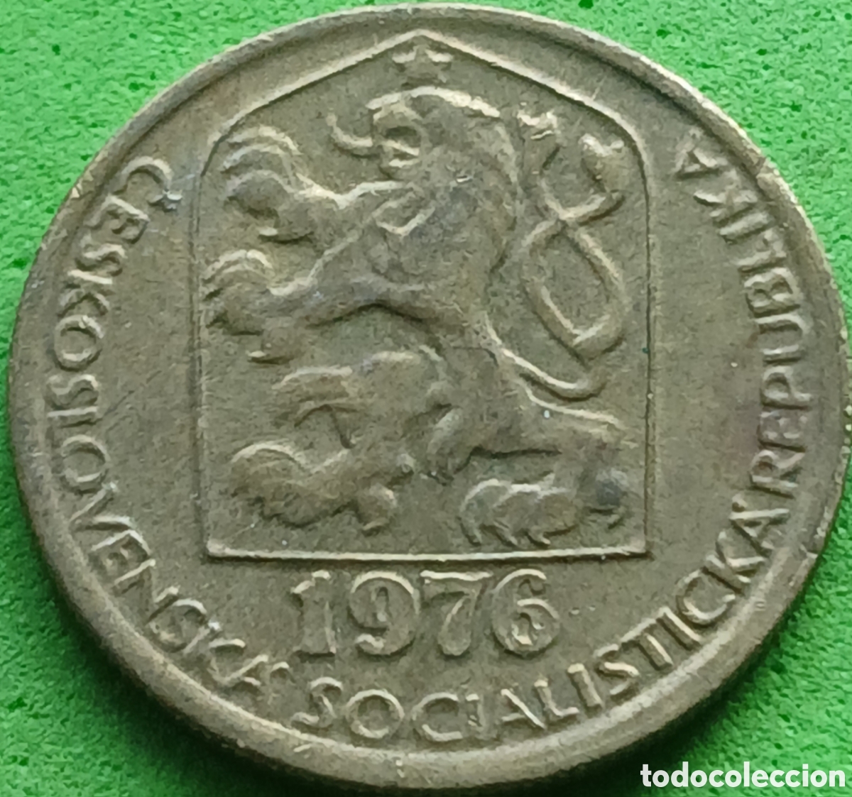 Monedas antiguas de Europa: Checoslovaquia 20 hellers 1976 km#74