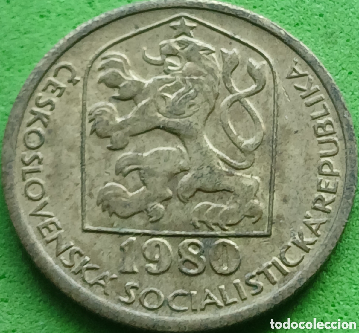 Monedas antiguas de Europa: Checoslovaquia 20 hellers 1980 km#74