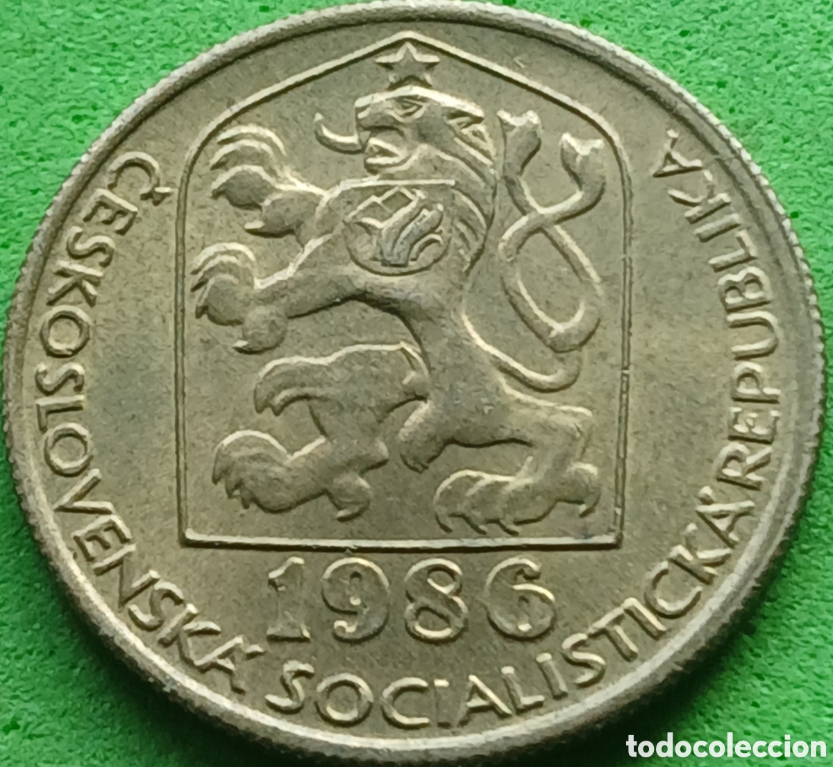 Monedas antiguas de Europa: Checoslovaquia 20 hellers 1986 km#74