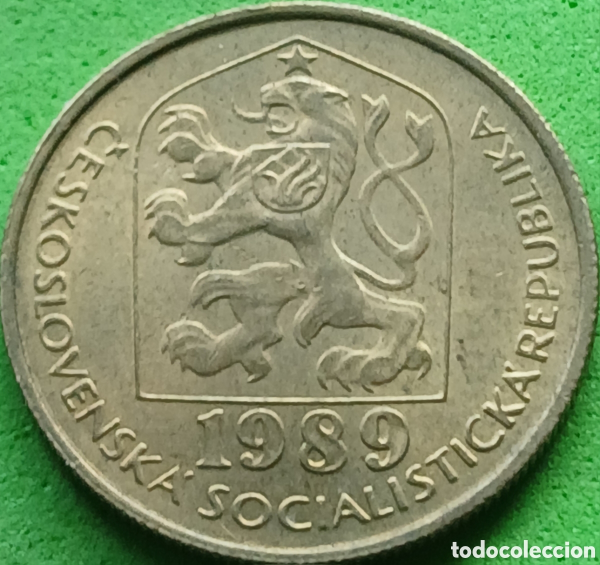 Monedas antiguas de Europa: Checoslovaquia 20 hellers 1989 km#74