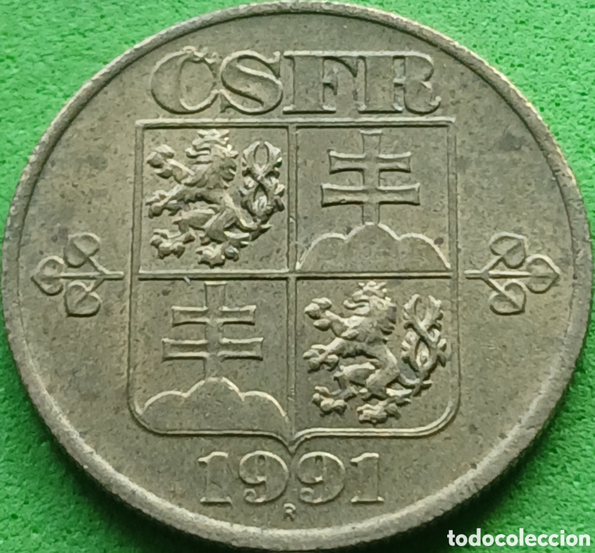 Monedas antiguas de Europa: Checoslovaquia 20 hellers 1991 km#143