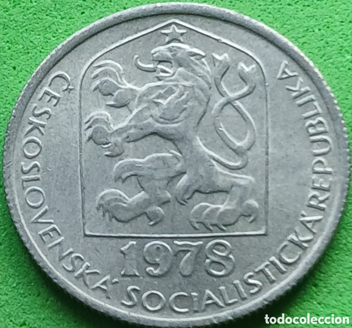 Monedas antiguas de Europa: Checoslovaquia 50 hellers 1978 km#89